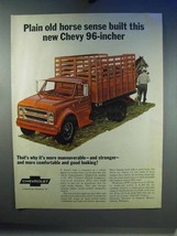1967 Chevrolet 96-inch Truck Ad - Plain Old Horse Sense - £14.54 GBP