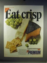 1967 Nabisco Premium Saltine Crackers Ad - Crisp! - £14.61 GBP