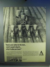 1967 Allis-Chalmers Tractor, 4-row Pull type planter Ad - $18.49