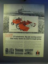 1967 International Harvester 275 Windrower Ad - £14.65 GBP