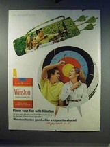 1968 Winston Cigarettes Ad - Flavor Your Fun - Archery - $18.49