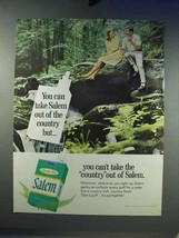 1968 Salem Cigarettes Ad - Can&#39;t Take Country Out - £13.88 GBP