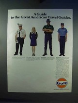 1969 Gulf Oil Ad - Guide to American Travel Guides - £13.80 GBP