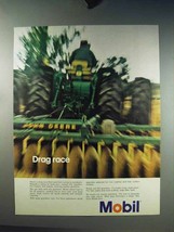 1969 Mobil Diesel Fuel Ad - Drag Race - £14.78 GBP