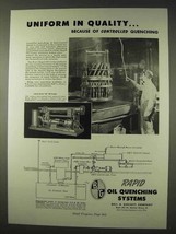 1947 Bell &amp; Gossett Rapid Oil Quenching Systems Ad - $18.49