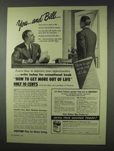 1947 Postum Drink Ad - You and Bill - £14.50 GBP