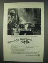 1947 Bell Telephone Ad - Cooking Up Service - £14.45 GBP