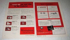 1943 Westinghouse X-Ray Ad - Need for War Production - $18.49