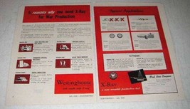 1943 Westinghouse X-Ray Ad - Need for War Production - £14.09 GBP