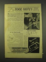 1942 Crescent Tools Ad - Keep Wrenches in Good Order - $18.49