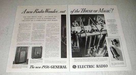 1935 General Electric Radio Ad - House of Magic - £14.74 GBP