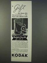 1934 Kodak Six-16 Camera Ad - A Gift - $18.49