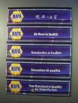 1981 NAPA Auto Parts Ad - Standard Quality for Imports - £14.78 GBP