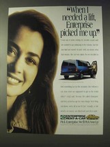 1994 Enterprise Rent-A-Car Ad - I Needed a Lift - $18.49