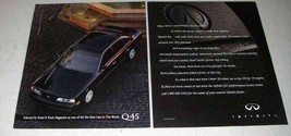 1991 Infiniti Q45 Car Ad - One Of The Best in The World - $18.49