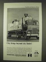 1962 International Harvester Truck Ad - City Living - £14.65 GBP