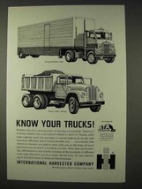 1963 IH Truck Ad - Compact Van, Automobile Transporter - £14.44 GBP