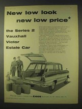 1959 Vauxhall Victor Series 2 Estate Car Ad - Low Look - £14.78 GBP