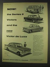 1959 Vauxhall Victor Estate, Saloon, Super, de Luxe Ad - £14.78 GBP