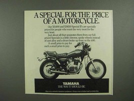 1981 Yamaha XS 400 Special II Motorcycle Ad - £13.80 GBP