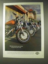 1998 Harley-Davidson Motorcyle Ad - Mother Warned You - $18.49