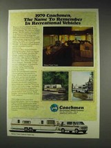 1979 Coachmen Deluxe Travel Trailer, Leprechaun RV Ad - £14.78 GBP