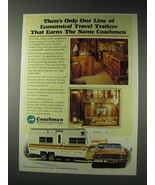 1979 Coachmen Cadet Travel Trailer RV Ad - £14.55 GBP