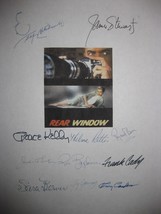 Rear Window Signed Script x11 Alfred Hitchcock James Stewart Grace Kelly... - £10.84 GBP