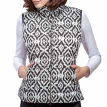 NWT Ladies IBKUL Hollie Black &amp; White Quilted Golf Vest - sizes L &amp; XL   - £62.90 GBP