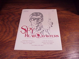 Spy Headquarters Product Catalog, undated, from late 1990&#39;s - $7.95