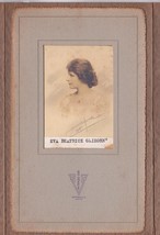 Eva Beatrice Glidden Cabinet Photo Class of 1918 - Westbrook, Maine - £13.93 GBP