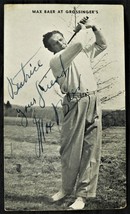 Max Baer - Autographed Postcard - Grossinger&#39;s Hotel - Borscht Belt Catskills - £153.41 GBP