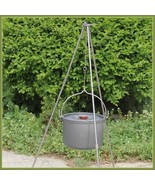 Portable Aluminum Outdoor Camp Tripod Bracket and Hanging Campfire Cook Pot - $149.90