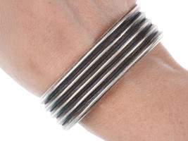 Retro Mexican Sterling silver bracelet - £100.53 GBP