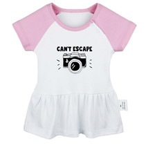 Can&#39;t Escape... Funny Dresses Newborn Baby Princess Ruffles Dress Infant... - £10.26 GBP