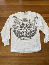 Pitchfork Hardwear Mens Shirt NYHC Size Large White Long Sleeve Madball ... - $49.35