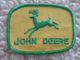 VINTAGE “JOHN DEERE” RECTANGULAR CLOTH PATCH (#1890). - $13.99