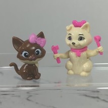 Barbie Pets Cats Lot of 2 Gymnastic Cat Missing Ribbons  - £6.09 GBP