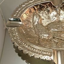 Pheasant Bird Solid Brass Nickel Chrome Plated Measures 6.75" L X 5.25" image 10