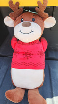 Merry&amp; Bright Squeaking Dog Toy Reindeer XL Plush - $8.88