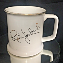 Rush Limbaugh EIB Collectors White Mug Gold Rim &amp; Lettering 16 Oz Made i... - $9.41