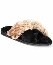 I.n.c. Faux-Fur Cross Band Slippers - $27.00