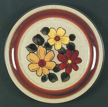 Daisy Vale Tan Collectible Large Dinner Plate 10 3/4&quot;  Made in Japan - £12.58 GBP