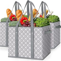 Reusable Grocery Bags [3 Pack],Large Grocery Tote Bag Water Resistant Shopping B - $39.99