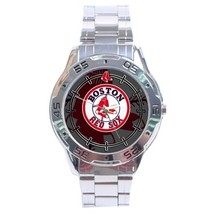 Boston Red Sox MLB Stainless Steel Analogue Men’s Watch Gift - £23.98 GBP