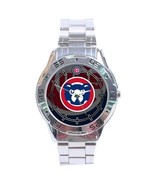 Chicago Cubs MLB Stainless Steel Analogue Men’s Watch Gift - £23.59 GBP