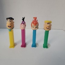 Vintage Flintstones Pez Dispensers Lot Fred, Dino, Barney &amp; Pebbles - £4.59 GBP