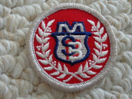 VINTAGE “MSBB” ROUND CLOTH PATCH (#1902) - $10.99