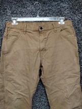 Dickies Jeans Men 34x32 Brown Utility Carpenter Dungaree Casual Work Pants - £18.00 GBP