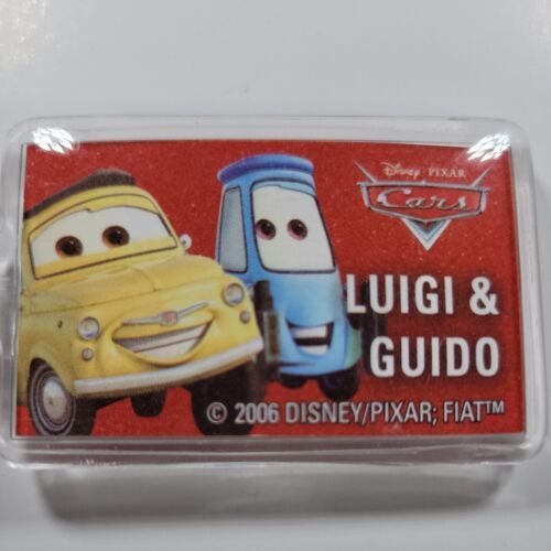 2006 Disney Pixar Cars 1 Keychain Charm LUIGI AND GUIDO First Gen State Farm - $8.59